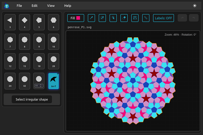 Tessella - Simple polygon tessellation editor